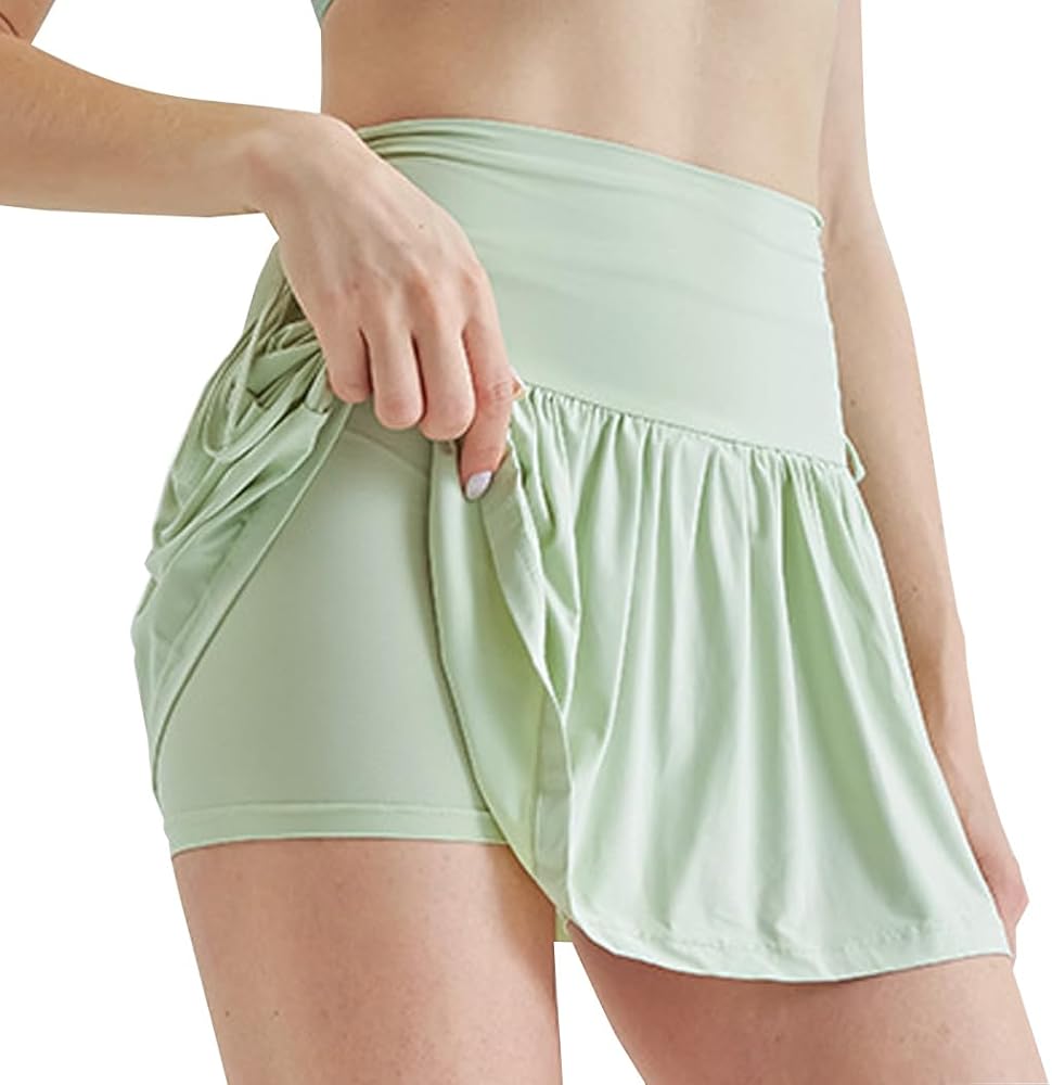 Amazon.co.jp: パンツ付きバレエスカート バレエ フレアスカート